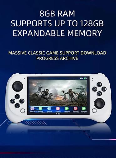 конвертер: X53 5,1-дюймовая IPS HD-консоль, портативная игровая консоль — 6