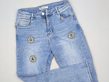 grey denim jeans: M.Sara, Jeansy damskie, rozmiar M — 1