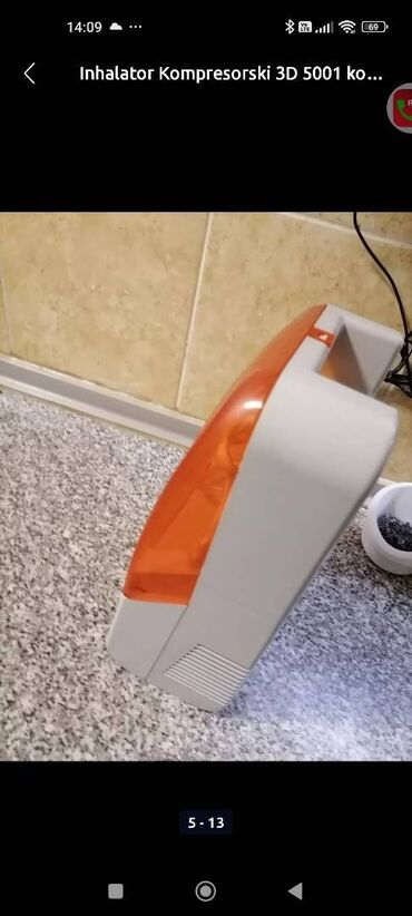 Inhalatori, nebulizatori: Inhalator kompresorski 3D 5001 kompletan 

Mirjevo — 9