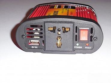 Pretvarači napona: Pretvarač napona (inverter) 12V DC na 220V AC – 300W - Ulaz: 12V DC — 3