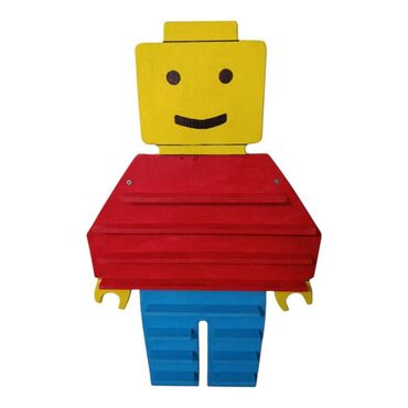 Kocke za decu: Drvena LEGO polica (50×80cm) – ručni rad! Organizujte LEGO kolekciju — 12