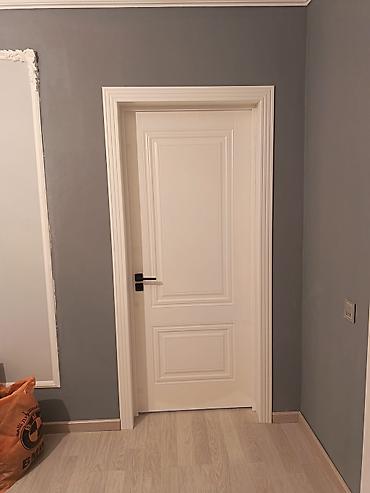mdf panel: Ağ rəngli daxili qapılar – klassik dizayn - Material: MDF/taxta — 3