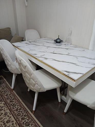 ✅masa Desti satilir 6 stulla 400 manata
Yaeamal AFA 6970