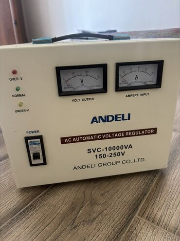 Lampalar: 1 gun isletmişem ANDELI markalı SVC-10000VA model AC avtomatik