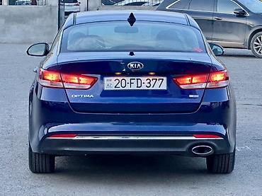 Kia: Kia Optima sedan – tünd mavi rəng, Azərbaycan nömrə nişanı 20-FD-377 — 5