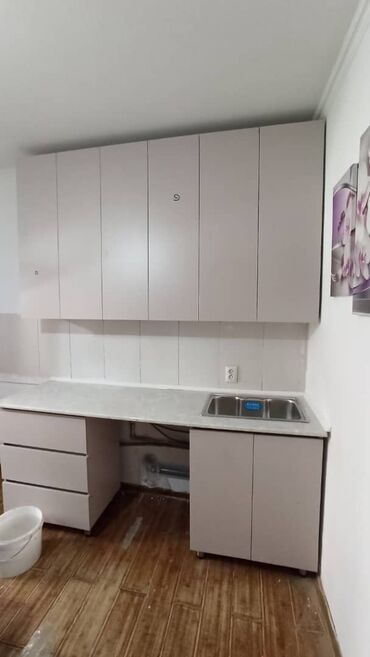 Кухонные гарнитуры: Кухонный гарнитур, Новый, цвет - Бежевый, Бесплатная доставка — 13