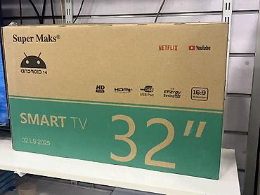 video mixer: Super Maks 32" Smart TV (Model: 32 LS 2025) - Ekran: 32 düym, 16:9 — 2