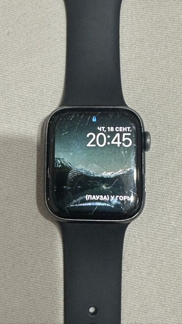 часы curren: Apple Watch 5 Series 44mm - На экране есть царапины - Состояние