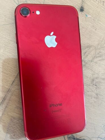 telefon zengleri: IPhone 7, 128 GB, Qırmızı, Barmaq izi