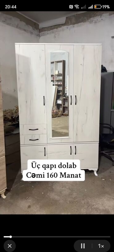 Dolablar: Yeni, 3 qapılı Düz dolab, Qarderob, paltar dolabı, Azərbaycan — 7