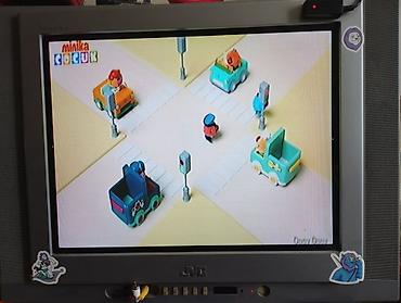 jvc: JVC katod şüalı boru (CRT) televizor - Marka/model: JVC (ekranın ön — 1
