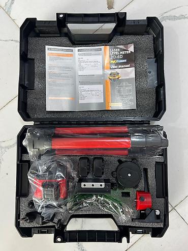 Измерительные приборы: Məhsul: Milwaukee brendli lazer nivelir dəsti (Laser Level Meter — 2