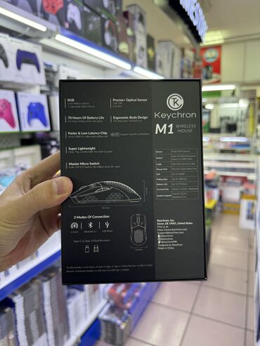 Компьютерные мышки: Игровая мышка Keychron M3 M1 В наличии черный и белый Основные — 9