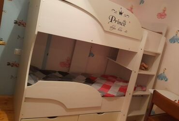 azərbaycan şəkilləri: Oğlan və qız üçün, Yeni, Çarpayı, Matras ilə, Siyirməsiz, MDF