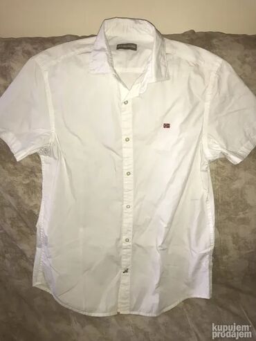 Košulje: Original NAPAPIJRI kosulja M PRAKTICNO NOVA 100% cotton Ramena 46cm — 9