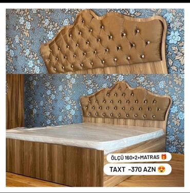 Çarpayılar: Yeni, İkinəfərlik çarpayı, Bazasız, Matras ilə, Siyirməsiz, Azərbaycan — 9