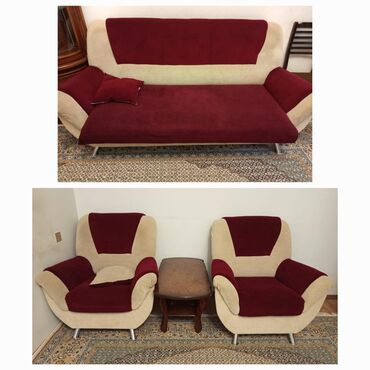 Ev üçün digər mebel: Divan, 2 kreslo