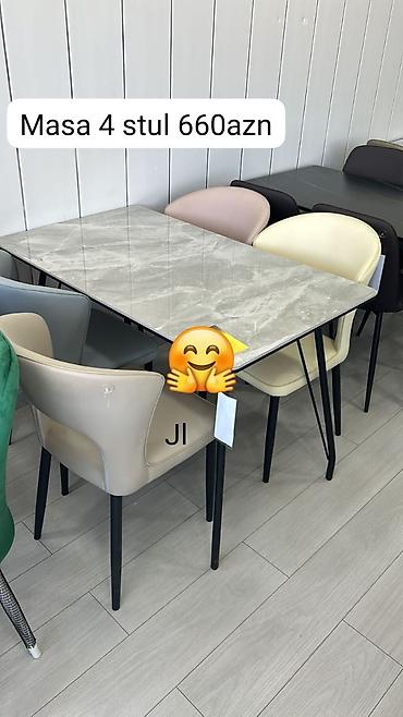 metbex masa ve oturacaqlar: Masa desti yeni — 1