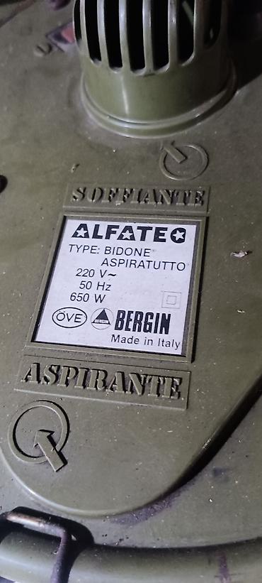 Industrijski usisivač/duvač BERGIN ALFATE – Aspiratutto - Tip: Bidone — 3