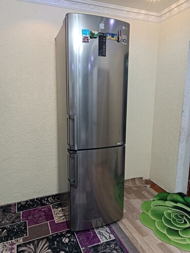 бу халаделник: Муздаткыч LG, Колдонулган, Эки камералуу, No frost, 60 * 2 * 60