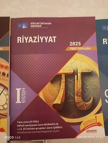 Testlər: Riyaziyyat Testlər 9-cu sinif, DİM, 1-ci hissə — 2