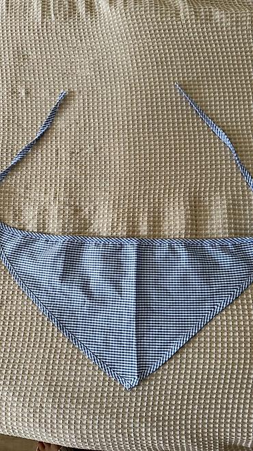 hicab baş ortukleri: Mavi baş yaylığı (bandana) — 1