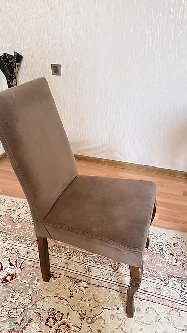 avanqard stol stul: Qonaq otağı üçün, İşlənmiş, Açılmayan, Kvadrat masa, 6 stul — 3