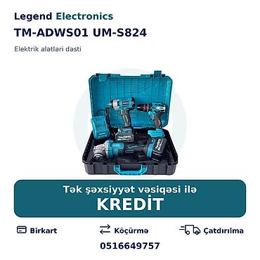 kreditle drel: Elan başlığı: Elektrik alətlər dəsti TM-ADWS01 UM-S824 Elektrik — 1