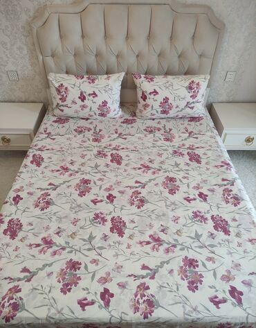 Комплекты постельного белья: Постельное бельё,100% хлопок, постельное бельё, наволочки, подушки — 33