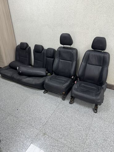 Детали салона: Комплект сидений, Кожа, Toyota 2016 г., Б/у, Оригинал, ОАЭ