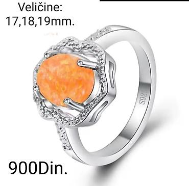 dior nakit: Elegantne posrebrene prstenje od hirurskog čelika sa žigom S925, sa — 1