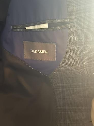 Kişi geyimləri: Jakamen kişi gödəkçəsi – Classic Fit - Naxış: boz tonlarda xırda xallı — 10
