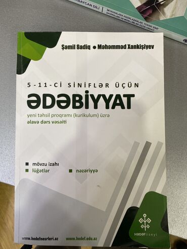 edebiyyat nezeriyyesi kitabi pdf: Ədəbiyyat 5-11 ci siniflər üçün. HƏDƏF nəşrləri. •Mövzu izahı