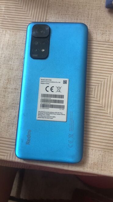 id 6: Xiaomi, Redmi Note 11S, Б/у, 128 ГБ, цвет - Синий, eSIM, 2 SIM, 1 SIM