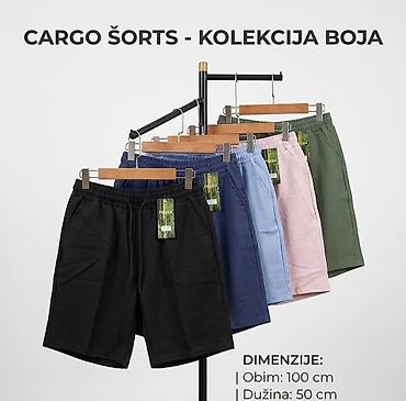 thrasher majice: Šorc sirok sa dzepovima i uckurima,elastican pojas. - Boje : crna — 1