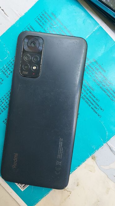 телефон fly iq4490: Redmi Note 11, 128 ГБ, цвет - Черный, Сенсорный