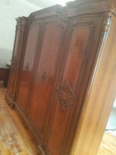 paltar şkafı qiyməti: Açılan, 4 qapılı Düz dolab, Qarderob, paltar dolabı