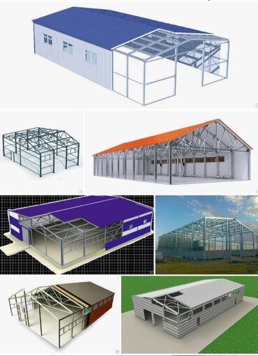Anbar və emalatxanalar: Anbar Anqar tipli metal konstruksiyalı anbar/istehsalat sahəsi - Qövs — 5