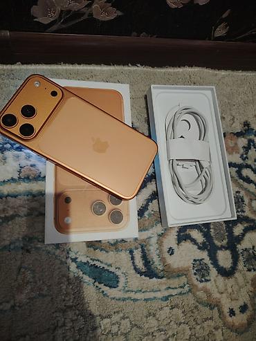 Мобильные телефоны и аксессуары: Реплика копия оригинала IPhone 17 Pro Max, 1 ТБ, цвет оранжево‑золотой — 6