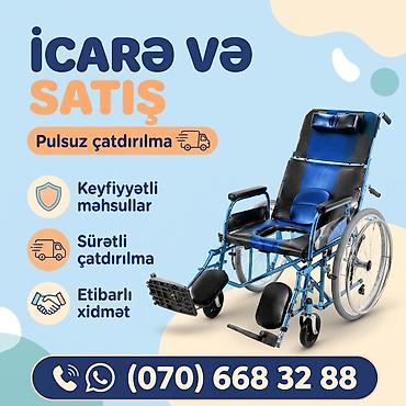 əlil arabası: İcarə və satış – çoxfunksiyalı əlil arabası Xüsusiyyətlər: - Rahat — 2