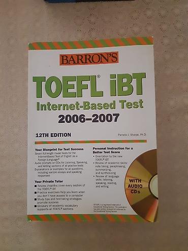 Tədris ədəbiyyatı: Məhsul: Barron’s TOEFL iBT (Internet-Based Test) 2006–2007, 12-ci nəşr — 1