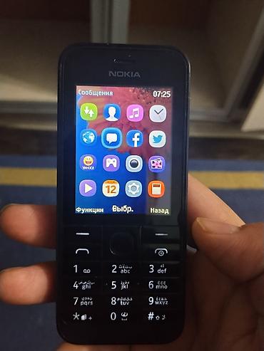 nokia 216: Nokia 225, Б/у, цвет - Черный, 2 SIM — 1