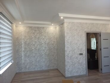 Malyar işləri: Divar kağızı vurulması xidməti - Peşəkar divar kağızı yapışdırılması — 6