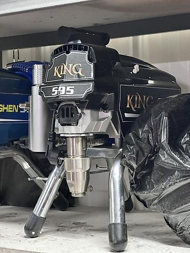 аппарат безвоздушной покраски купить: Окрасочный аппарат KING 595 для безвоздушного нанесения лакокрасочных — 1