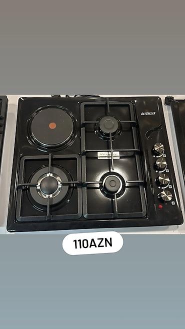 iphone 12 peo: Öztürkler/Türkler markalı kombi plitə – 3 qaz ocağı + 1 elektrik — 3