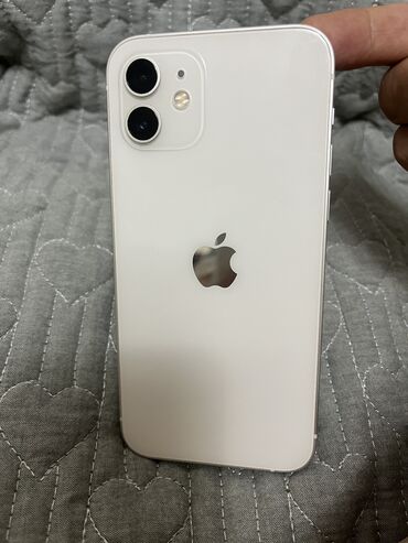 купить айфон 6 в рассрочку: IPhone 12, Б/у, 128 ГБ, Белый, Зарядное устройство, Защитное стекло, Чехол, 86 %