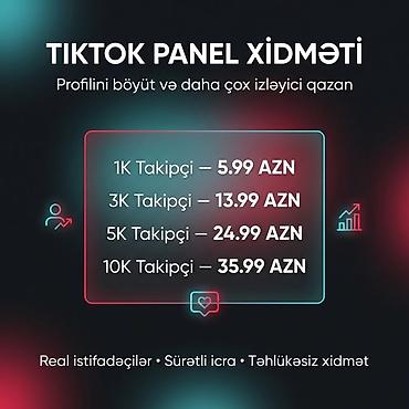 reklama bax pul qazan: Sosial media üçün inkişaf xidməti – TikTok və İnstagram paketləri — 1
