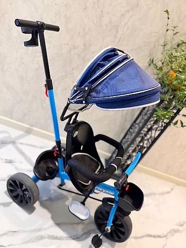 Velosipedlər: Uşaq üçtəkərli velosipedi (tricycle) – mavi rəng Cox az surulub teze — 2