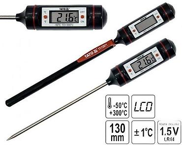 dremel 7300: Digitalni kuhinjski termometar YATO YT-72971 - Merni opseg: −50°C do — 1