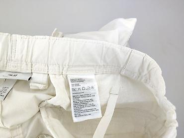 bardzo obszerne spodnie: Męskie spodnie cargo H&M Regular Fit – białe/ecru - Model: cargo — 6